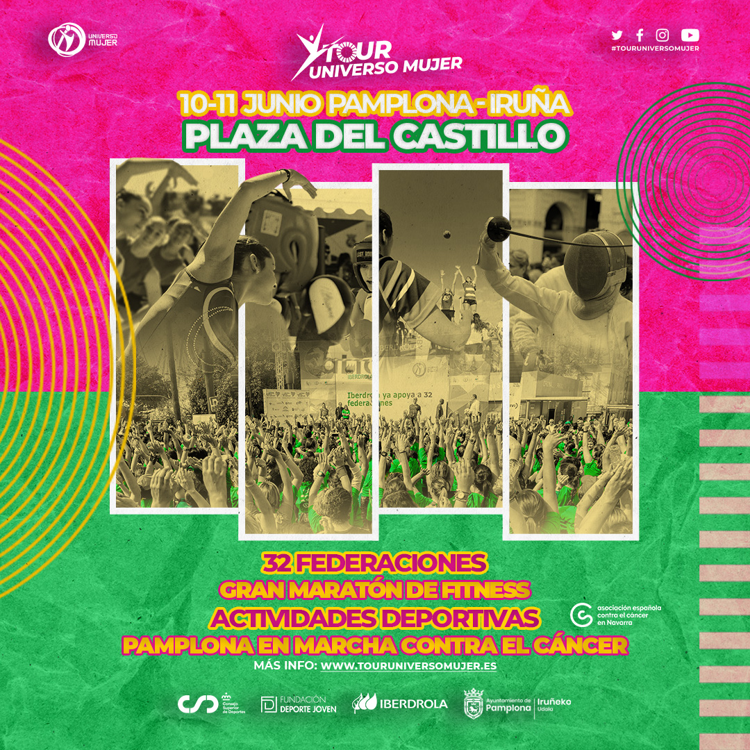 &iexcl;An&iacute;mate a participar en el Tour Universo Mujer! (10 y 11 de junio en Pamplona)